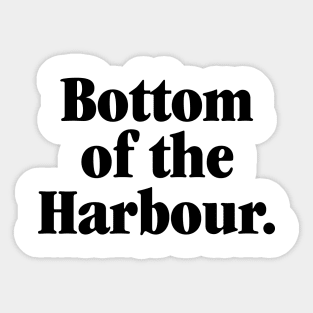 Bottom Of The Harbour - Ansett Wet TShirt Holidays Sticker